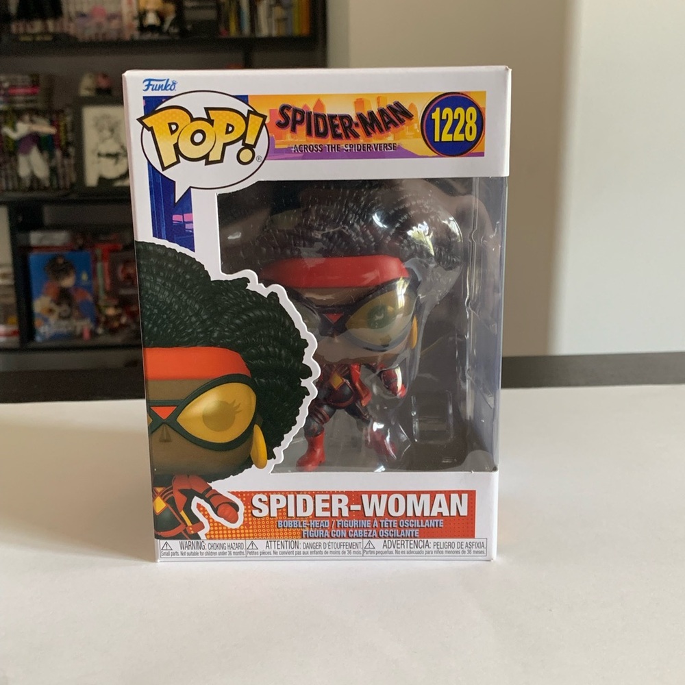 Funko Pop Spider-Woman Red and Black Figure